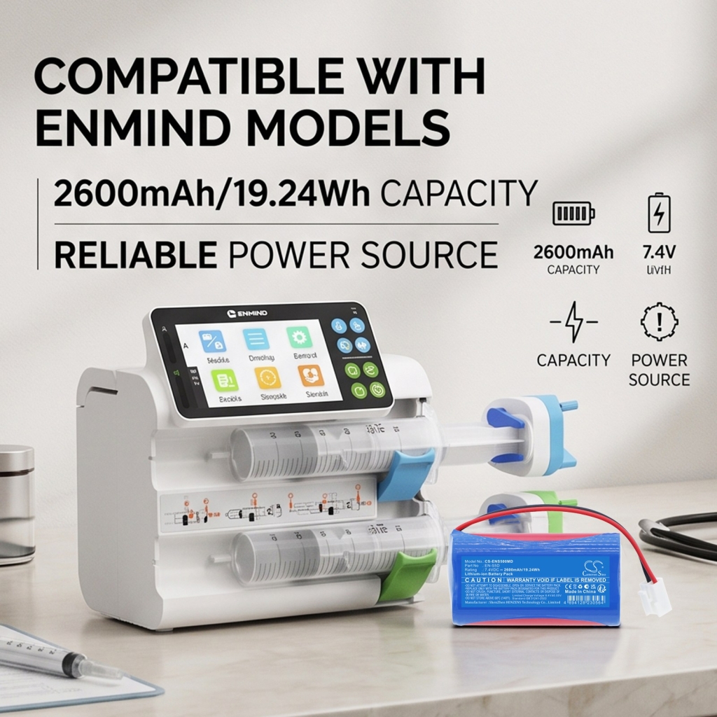 Battery compatible with Enmind