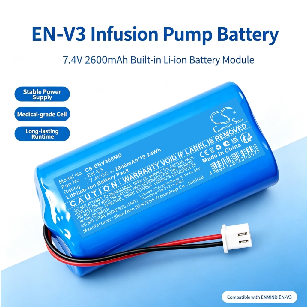 Battery compatible with Enmind