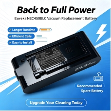 Kompatibilna zamenjava baterije za Eureka NEC450BLC