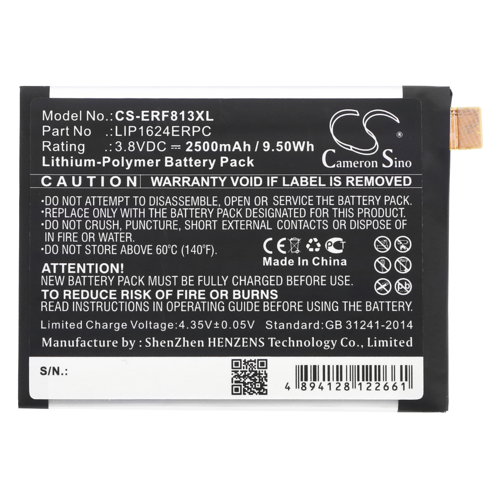 Baterija za mobilni telefon Sony CS-ERF813XL