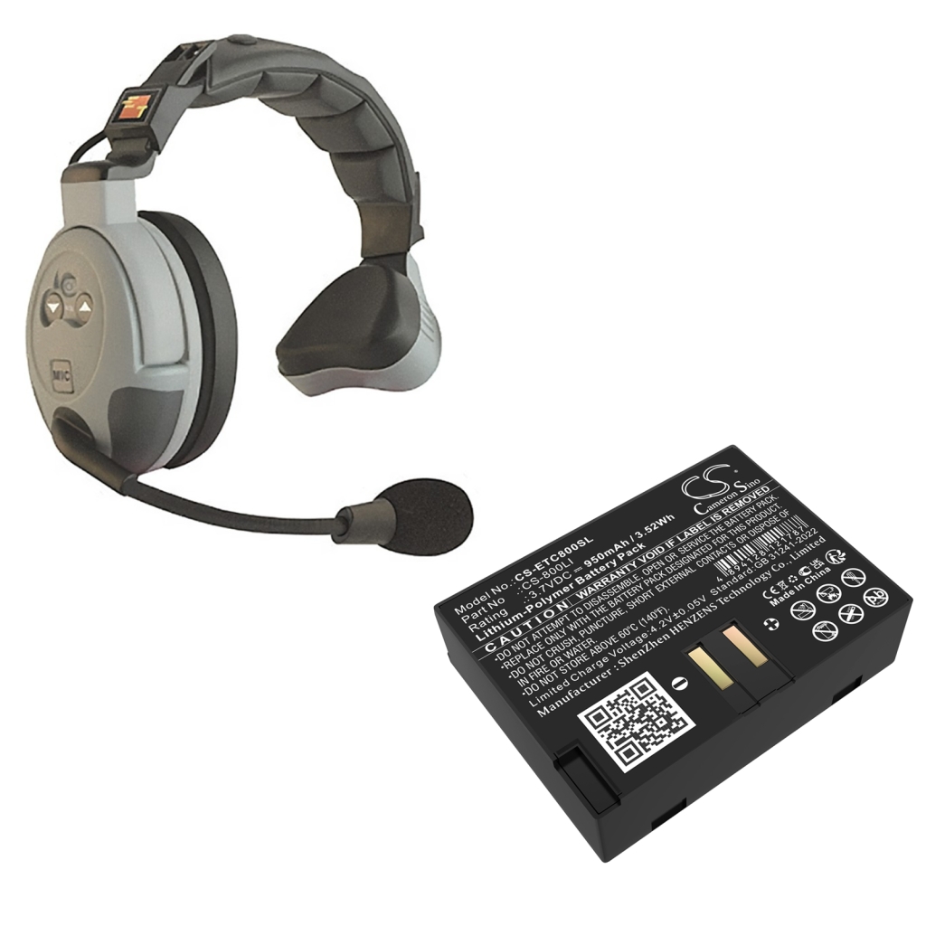 Wireless Headset Battery Eartec CS-ETC800SL
