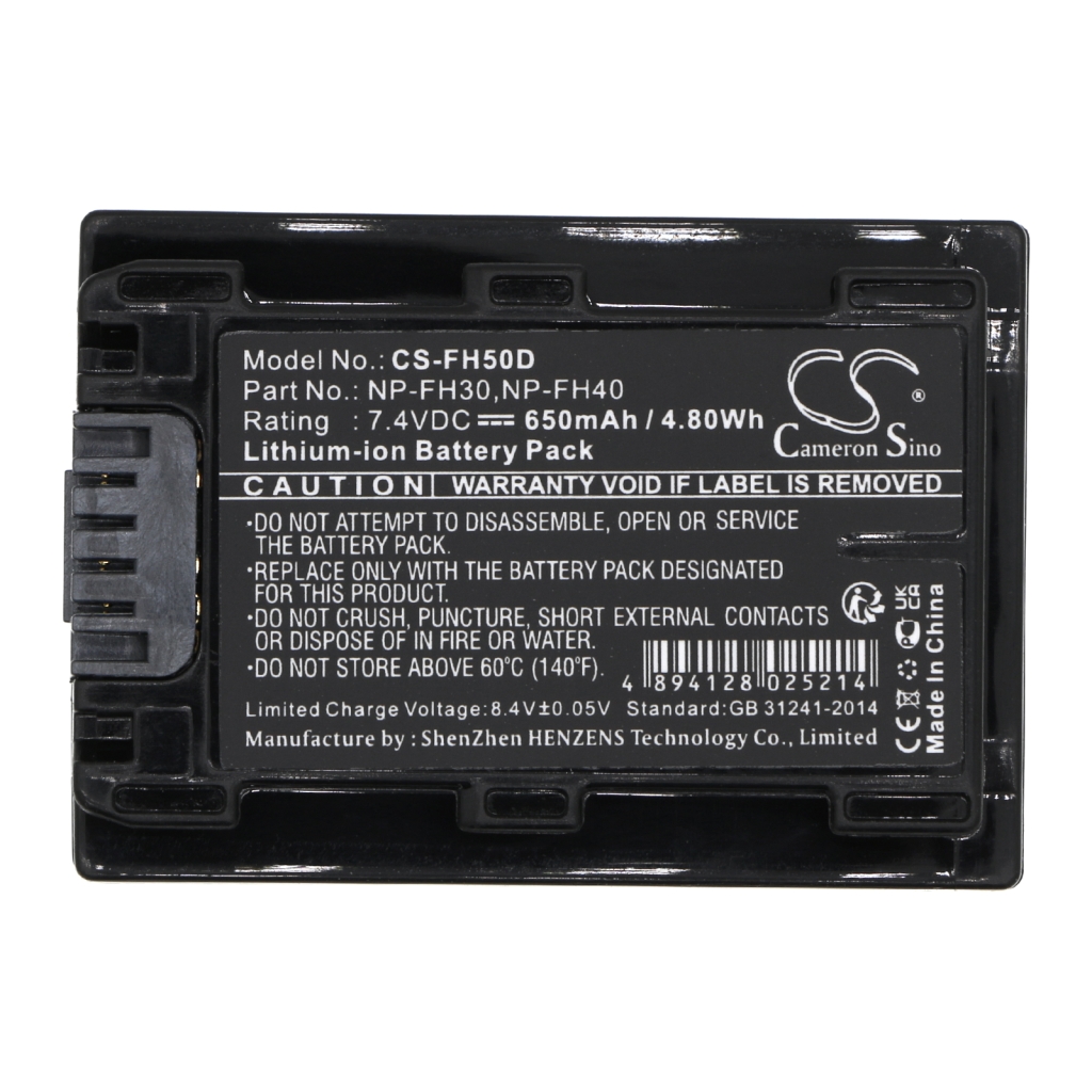Camera Battery Sony HDR-SR8E