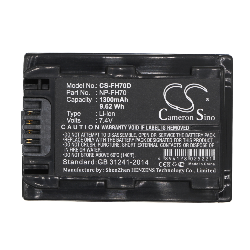 Camera Battery Sony HDR-SR8E