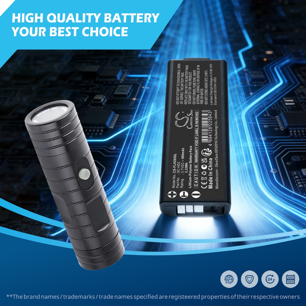 Baterija združljivo z Firefighter CS-FLH200SL
