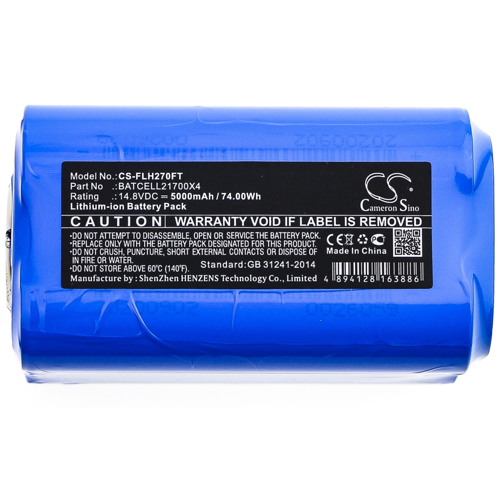 Kompatibilna zamenjava baterije za Bigblue BATCELL21700X4