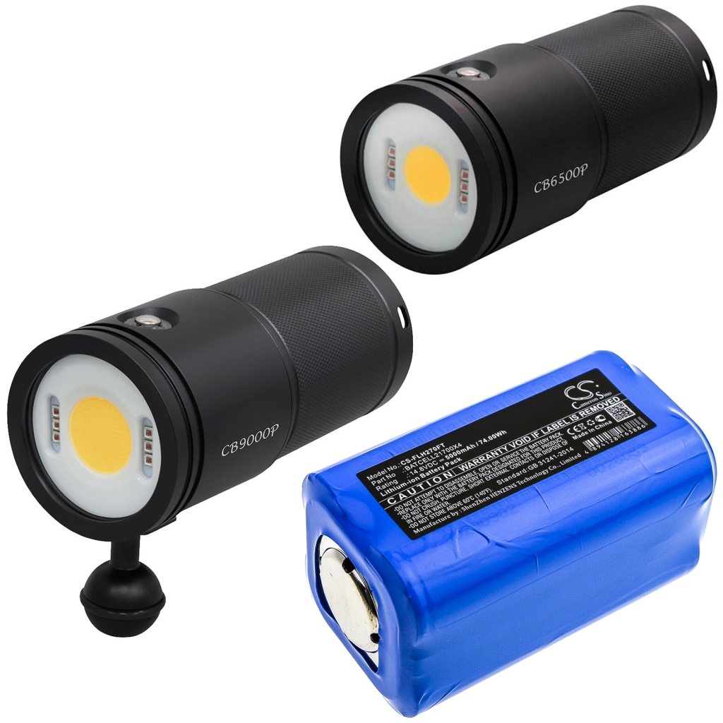 Kompatibilna zamenjava baterije za Bigblue BATCELL21700X4