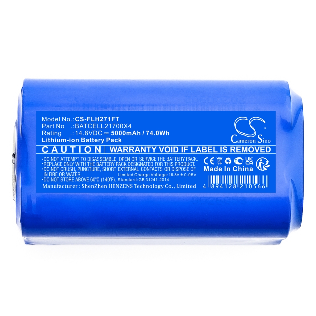 Kompatibilna zamenjava baterije za Bigblue BATCELL21700X4