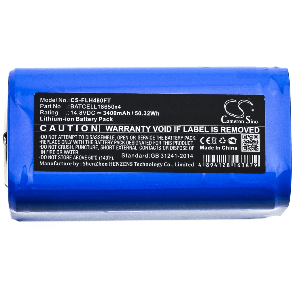 Kompatibilna zamenjava baterije za Bigblue BATCELL18650X4