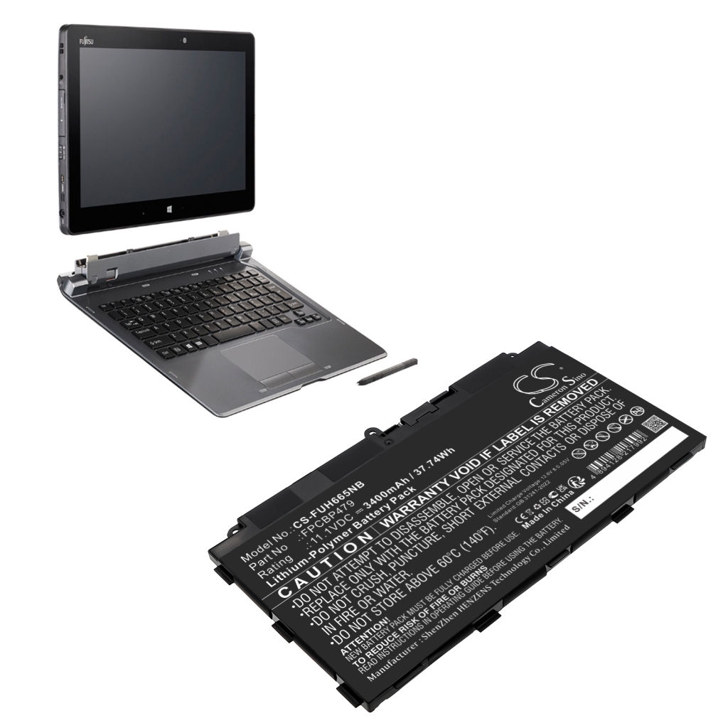 Kompatibilna zamenjava baterije za FUJITSU CP785375-XX,FPCBP479