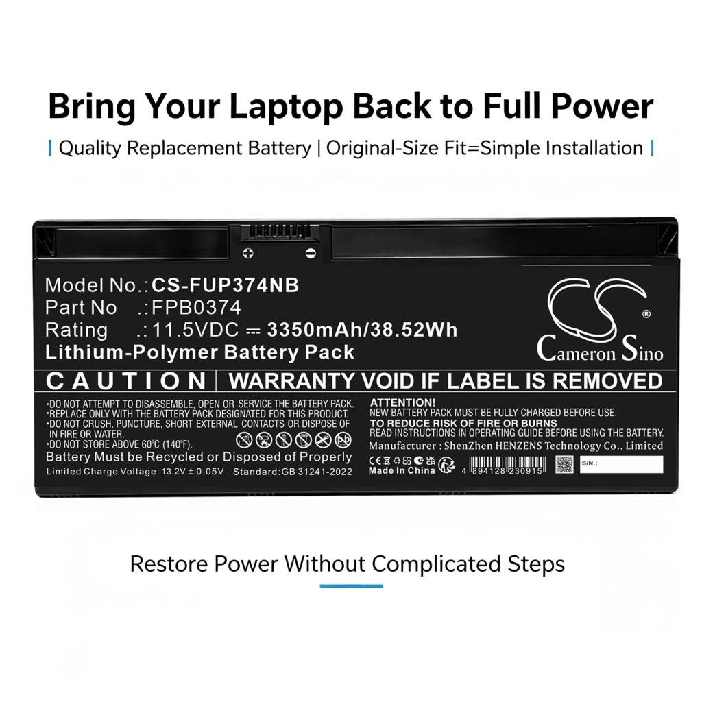 Battery compatible with Notebook battery
