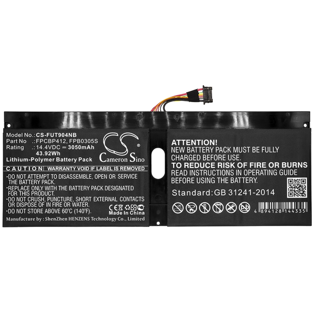 Kompatibilna zamenjava baterije za FUJITSU FPB0305S,FPCBP412