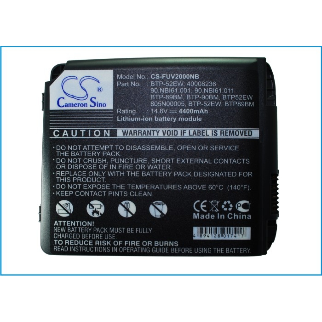 Notebook battery AOPEN CS-FUV2000NB