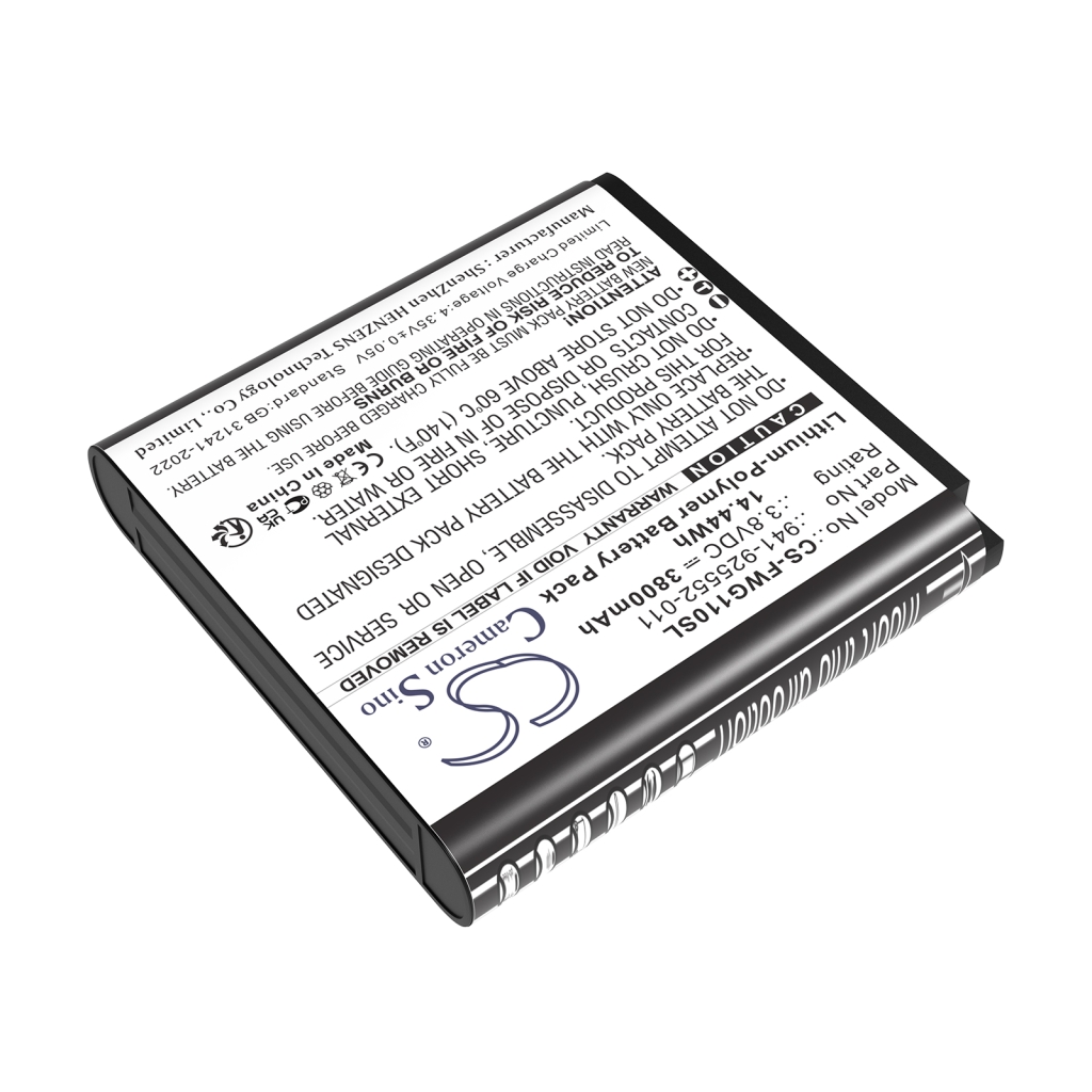 Kompatibilna zamenjava baterije za Franklin Wireless 941-925552-011