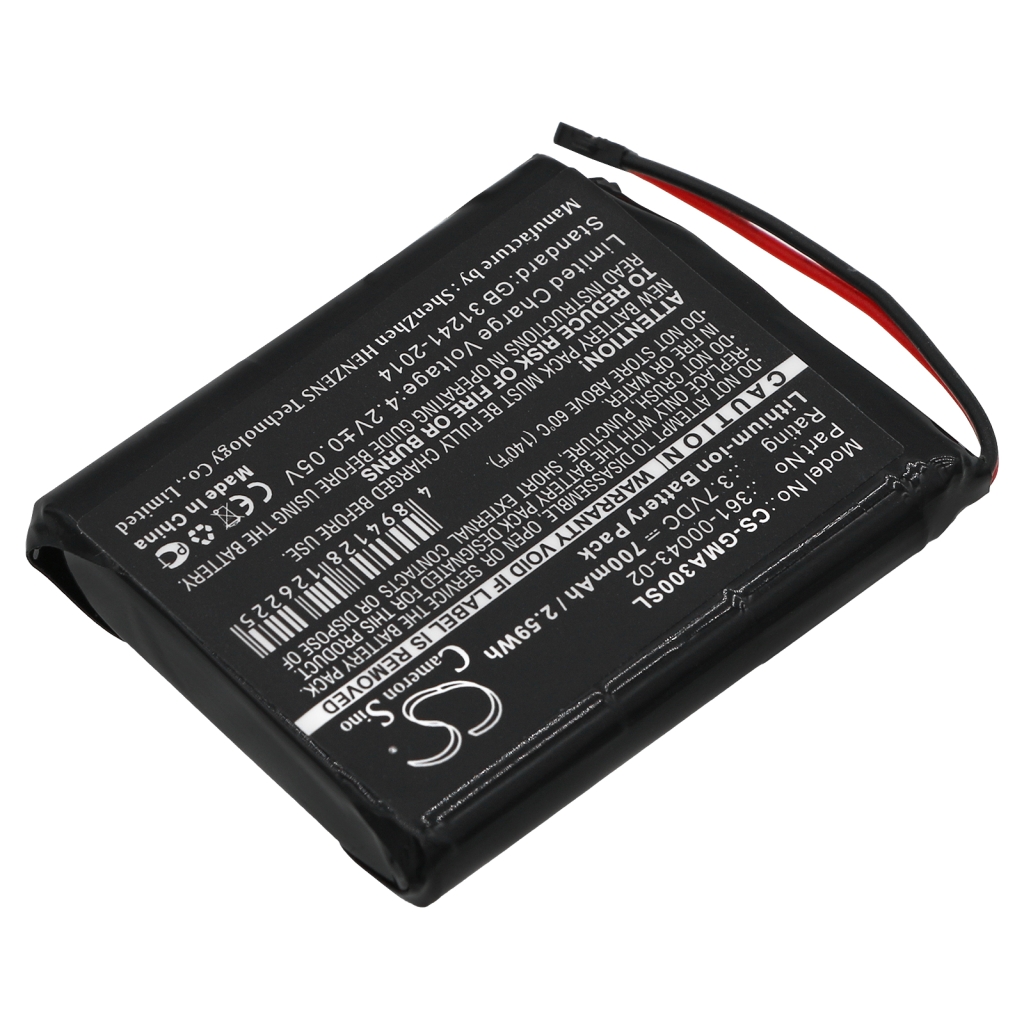 Kompatibilna zamenjava baterije za Garmin 361-00043-02