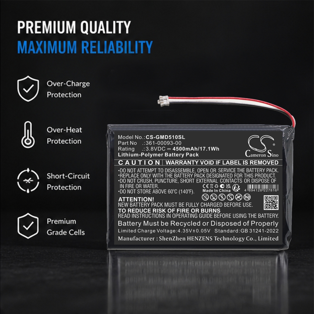 Battery for GARMIN GDL 52
