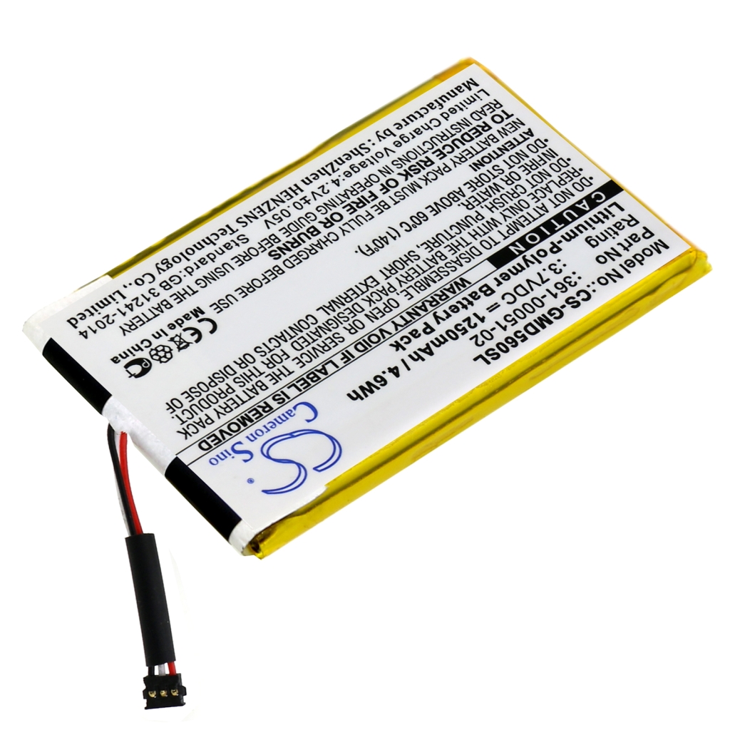 Kompatibilna zamenjava baterije za Garmin 361-00051-02