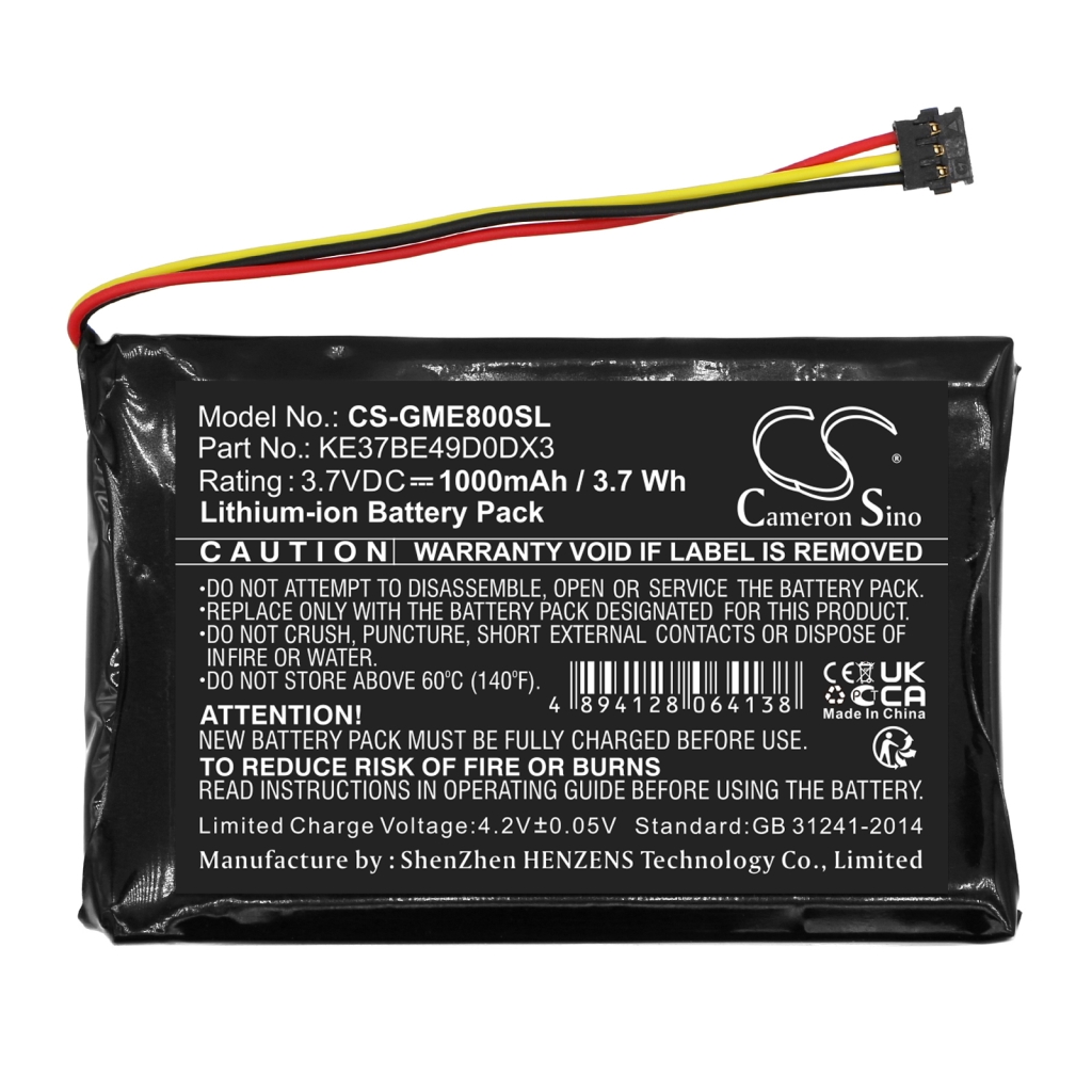 Kompatibilna zamenjava baterije za Garmin KE37BE49D0DX3