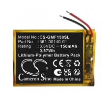 Compatible battery replacement for Garmin 361-00140-01