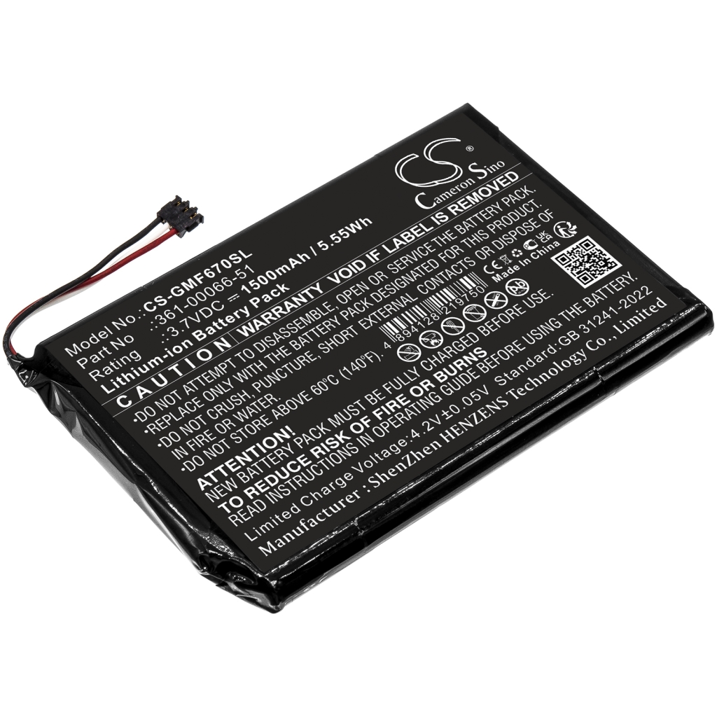 GPS, Navigator Battery Garmin CS-GMF670SL