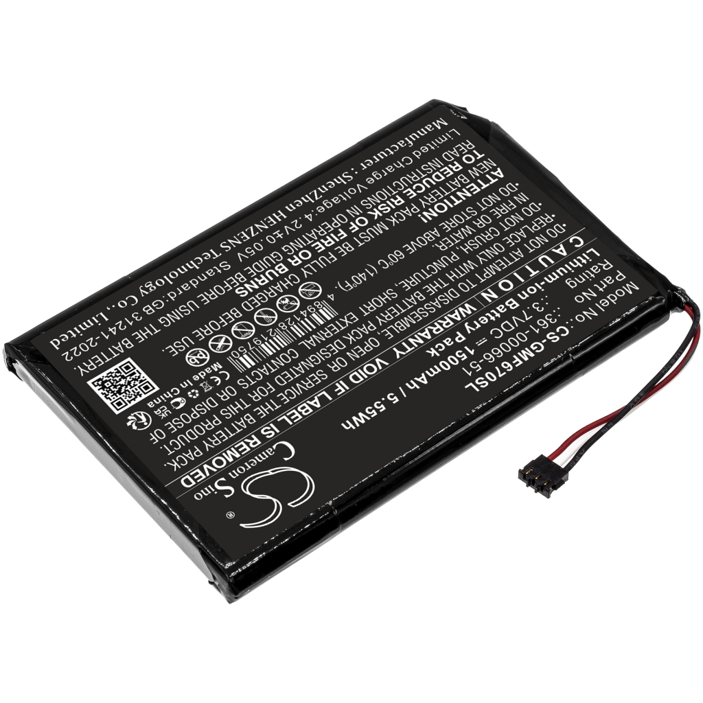 GPS, Navigator Battery Garmin CS-GMF670SL