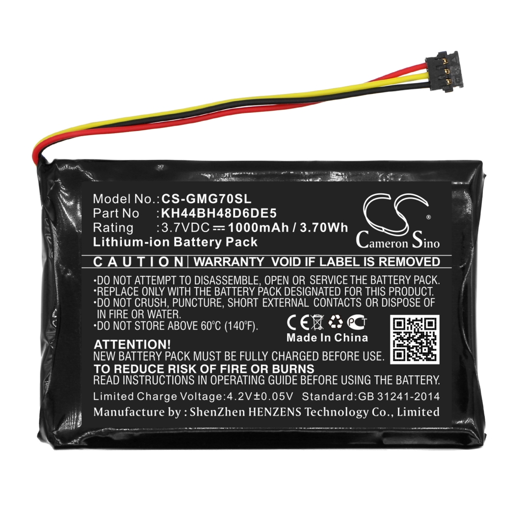 Kompatibilna zamenjava baterije za Garmin KH44BH48D6DE5