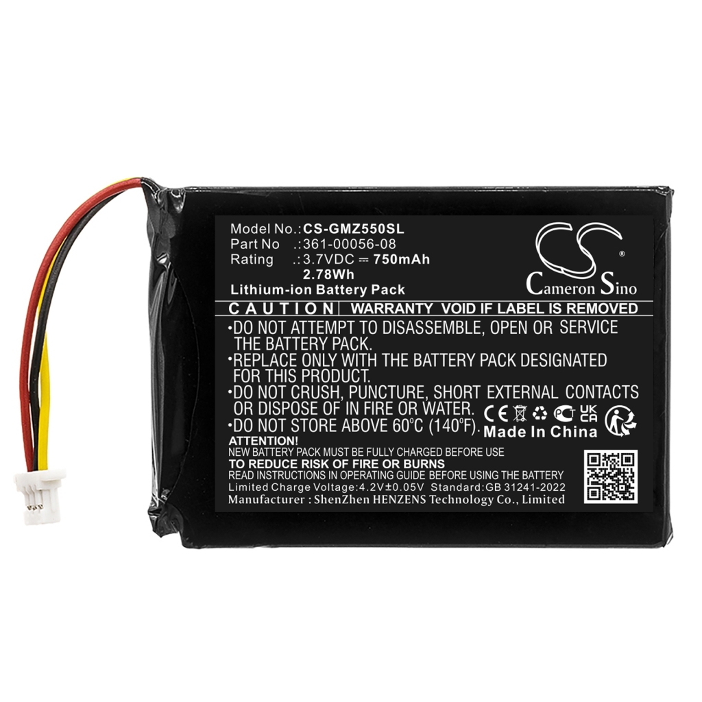 Kompatibilna zamenjava baterije za Garmin 361-00056-08