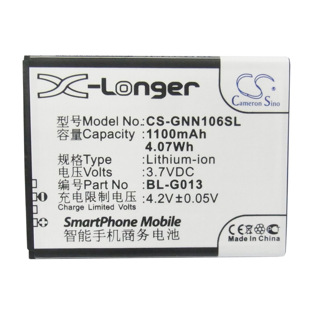 Baterija združljivo z GIONEE CS-GNN106SL