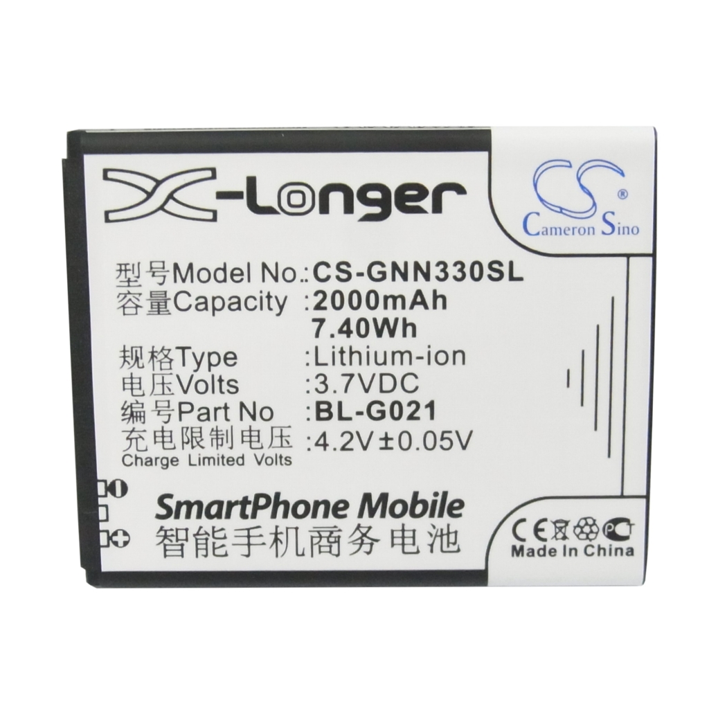 Baterija združljivo z GIONEE CS-GNN330SL