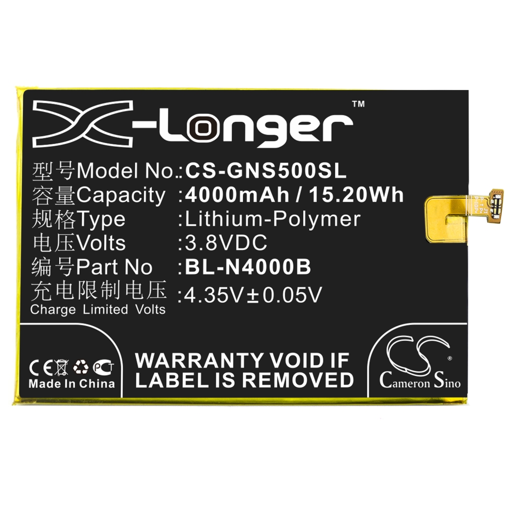 Baterija združljivo z GIONEE CS-GNS500SL