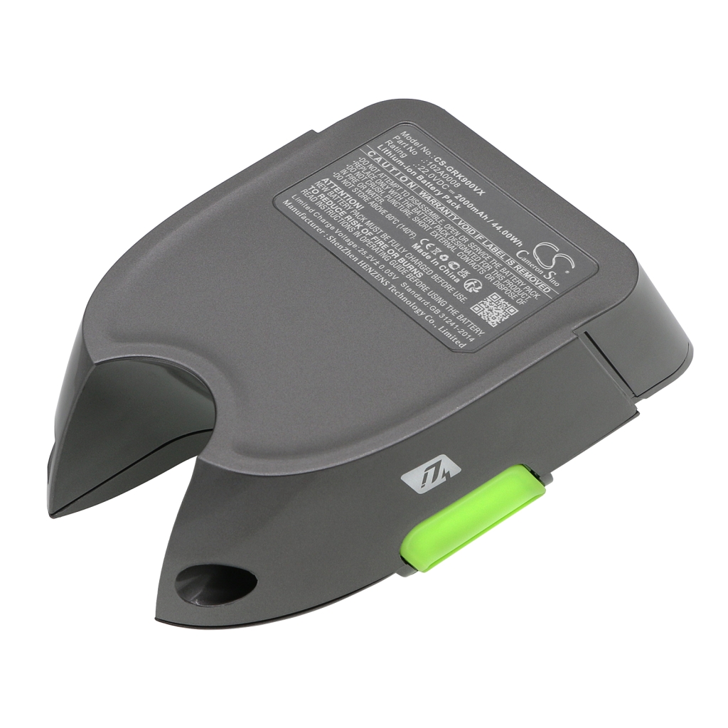 Kompatibilna zamenjava baterije za Gtech 102A0008