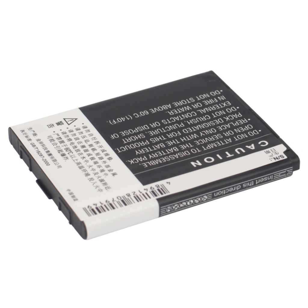 Cameron Sino X-Longer CS-GSG136SL poševni pogled sprednje etikete: 1550mAh, za pametni telefon, etiketa X-Longer
