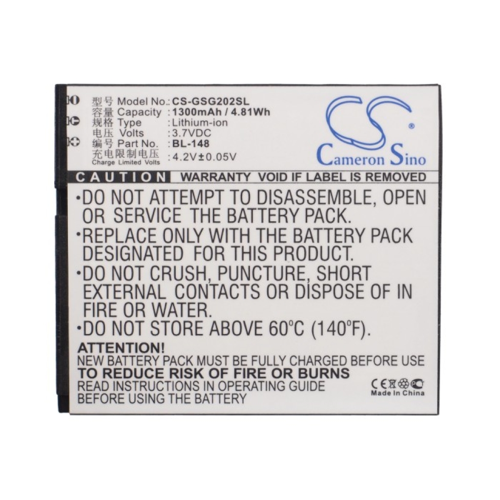Mobile Phone Battery Gigabyte CS-GSG202SL