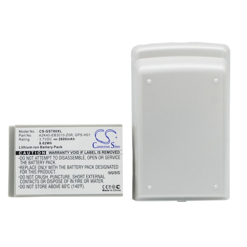 CS-GST60XL angled view of battery and cover