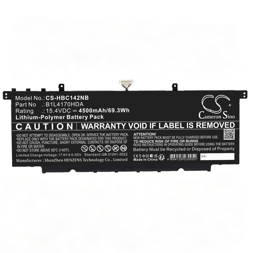 Battery compatible with H3c