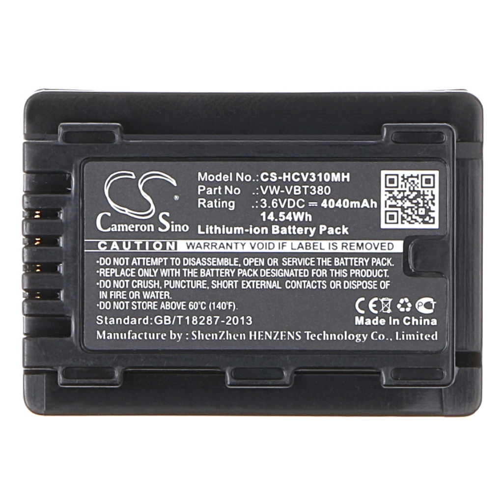 Kompatibilna zamenjava baterije za Panasonic VW-VBT380