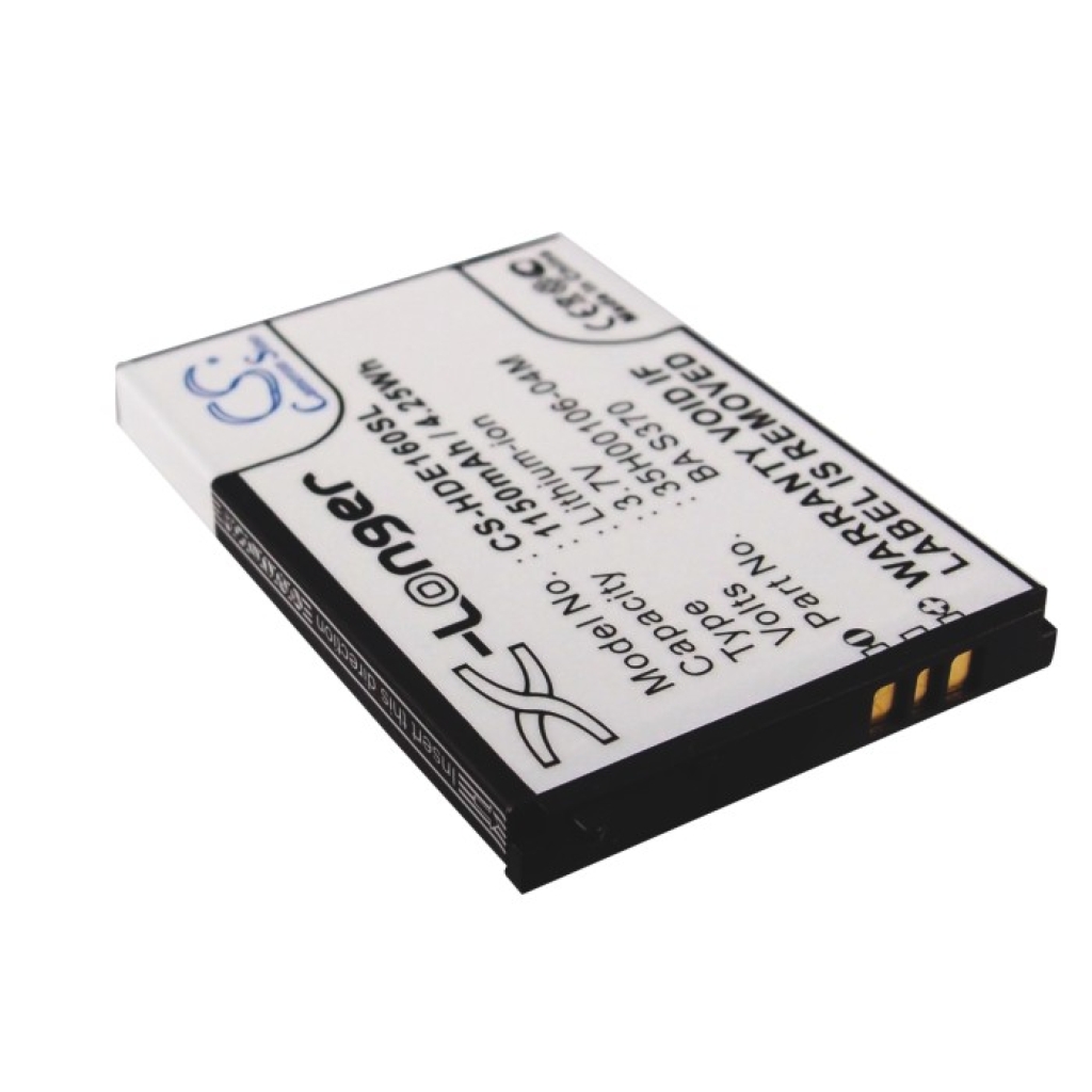CS-HDE160SL HTC BAS370 1150mAh 3.7V X-Longer Cameron Sino battery front view