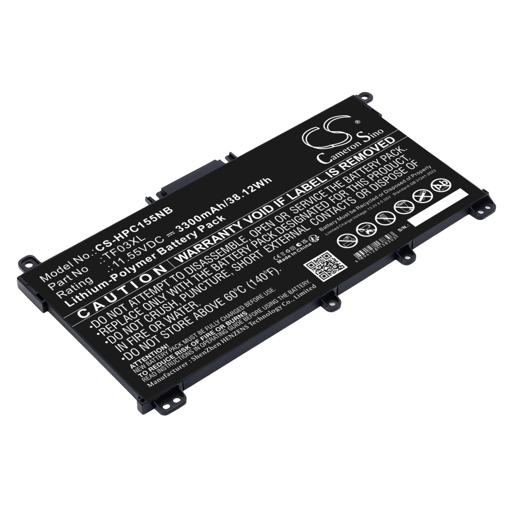 Baterije združljivo z HP Pavilion 14-BF 14-BF000NO 14-BF001TX CS-HPC155NB