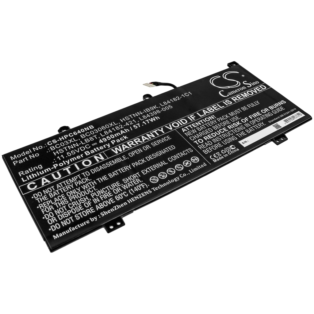 Baterija za prenosnik HP Pro C640 Chromebook (CS-HPC640NB)