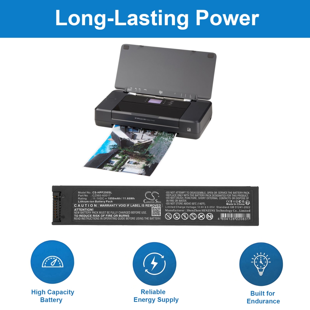 HP OfficeJet 202C Mobile Printer