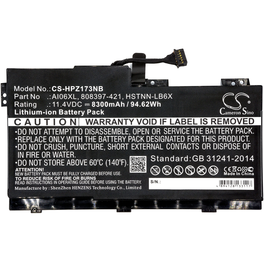 Baterija za prenosnik HP CS-HPZ173NB
