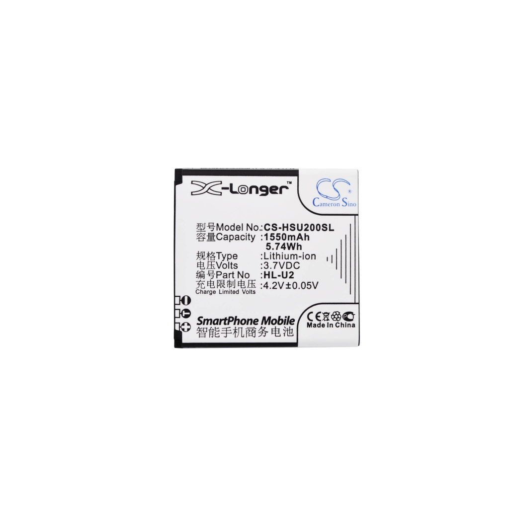 Cameron Sino X-Longer sprednji pogled: 1550mAh 3,7V 5,74Wh