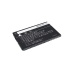 Flat battery CS-HSX550SL — rear face with Chinese warning and manufacturer info