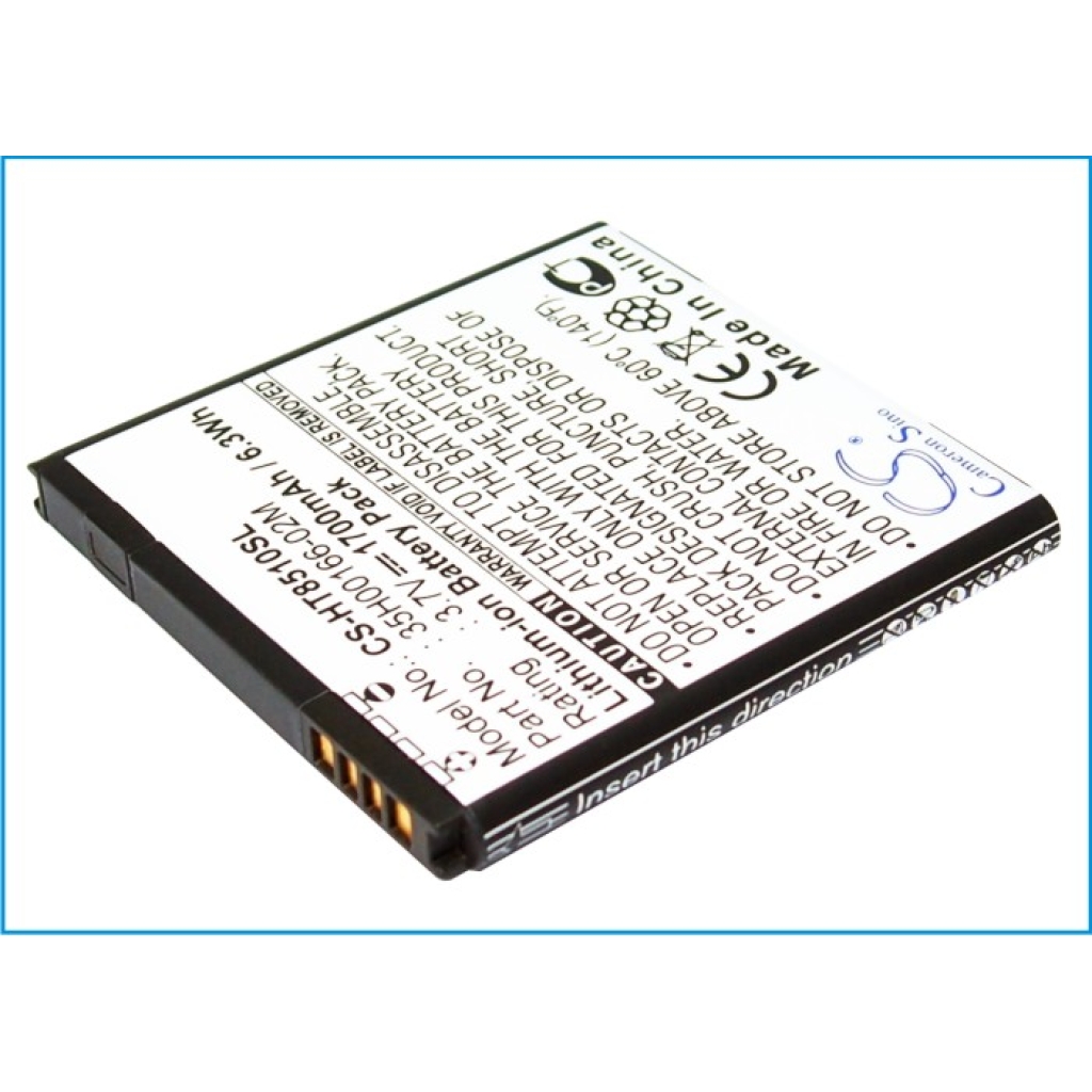 Baterija združljivo z HTC T-Mobile CS-HT8510SL