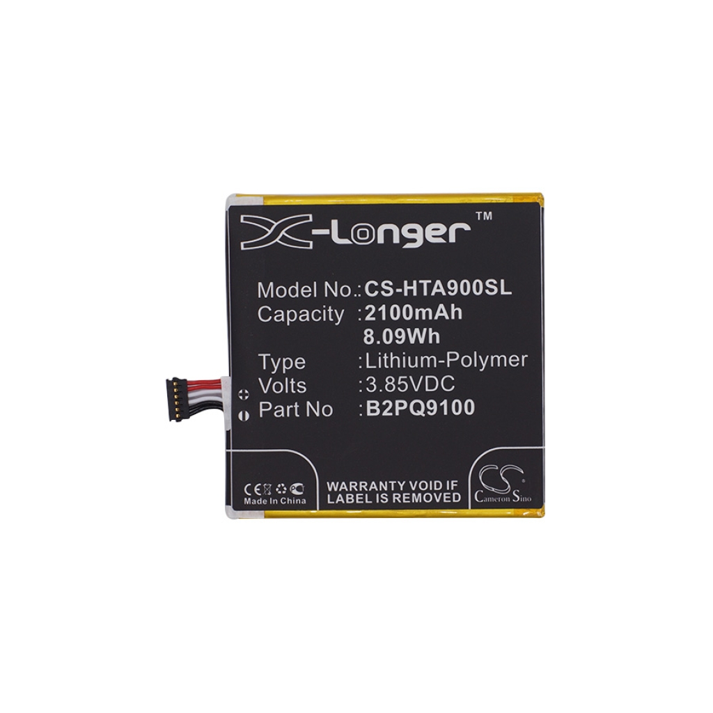 Kompatibilna zamenjava baterije za HTC 35H00252-00M,B2PQ9100