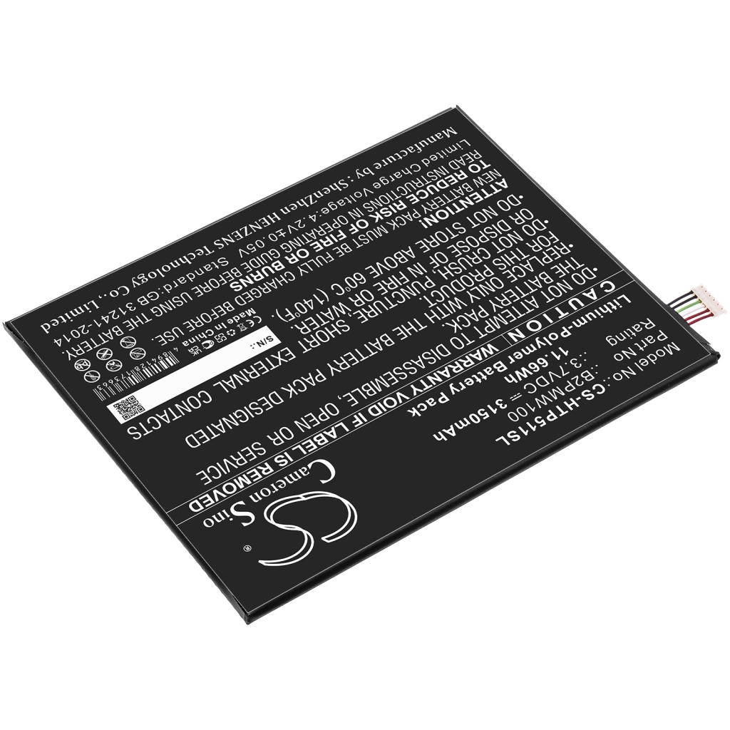 Kompatibilna zamenjava baterije za HTC B2PMW100