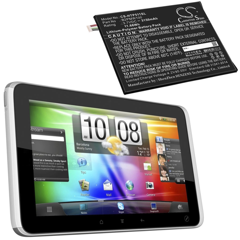 Kompatibilna zamenjava baterije za HTC B2PMW100