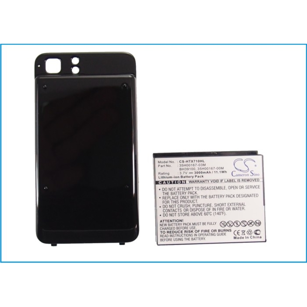 Baterija združljivo z HTC Telstra CS-HTX710HL