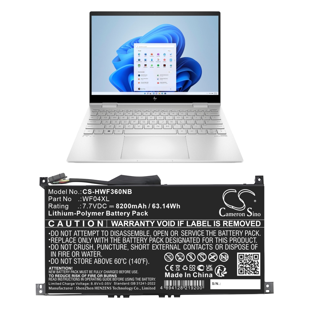 Baterija za prenosnik HP CS-HWF360NB