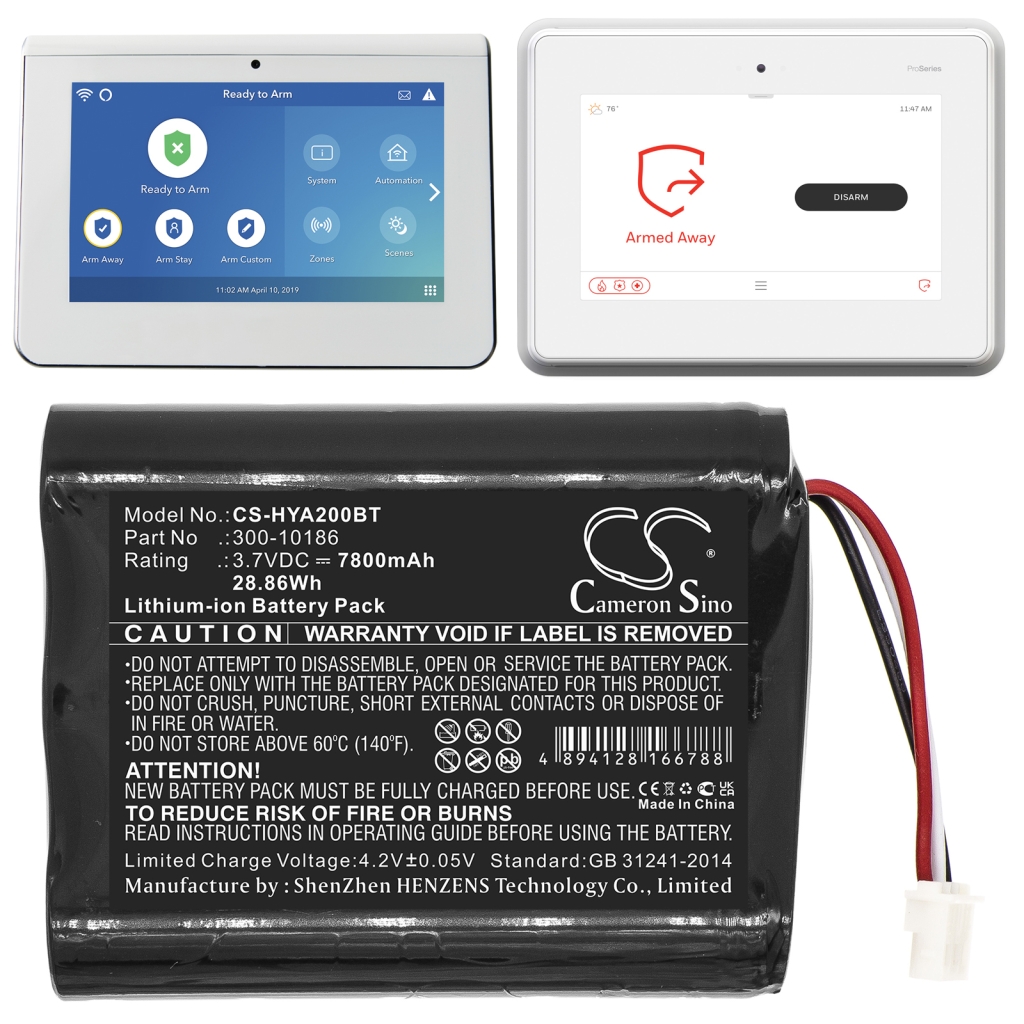 Kompatibilna zamenjava baterije za Honeywell 300-10186