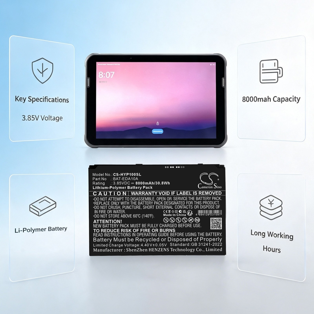 Battery compatible with Honeywell